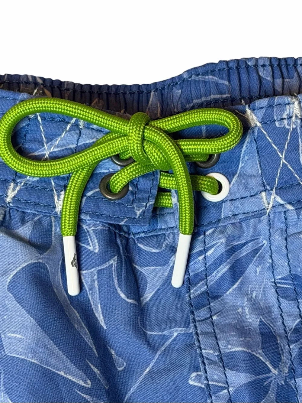Tommy Bahama Men’s size XL Blue Tropical Swim Trunks Mesh Lined Marlin Logo